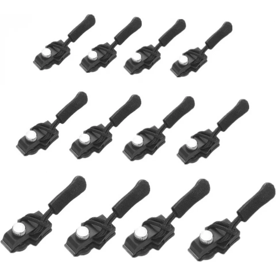 Universal Zipper Repair Kit – 3 Size Replacement, Tool-Free, Easy Install
