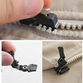 Universal Zipper Repair Kit – 3 Size Replacement, Tool-Free, Easy Install