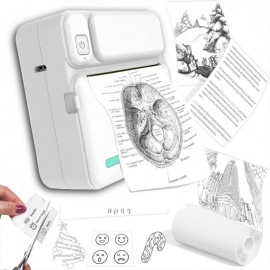 Portable Mini Printer for Labels, Photos, and Notes - Wireless & Multifunctional