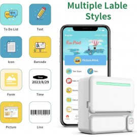 Portable Mini Printer for Labels, Photos, and Notes - Wireless & Multifunctional