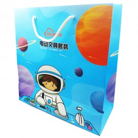 Huachi Automatic Electric Pencil Sharpener Magic Erasers Mini Vacuum Cleaner Electric Stationery Set Gift Box