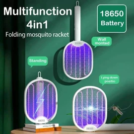XBOSS K17 3500V Electric Mosquito Killer Racket – USB Rechargeable Foldable