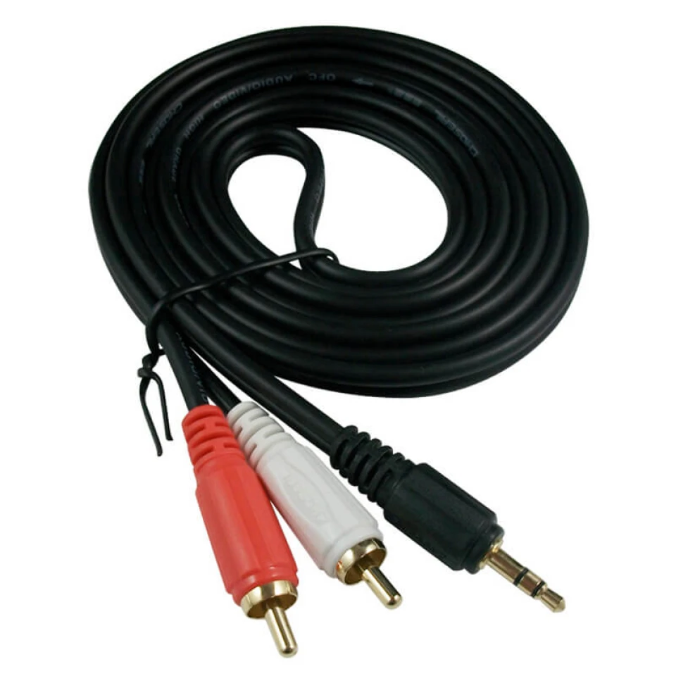 Aux to Av Cable Rca Aux Cable Stereo Aux Cord For Speaker Wire For Car/PC/TV