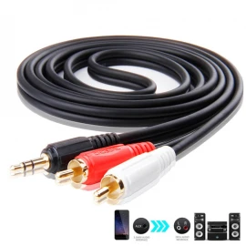 Aux to Av Cable Rca Aux Cable Stereo Aux Cord For Speaker Wire For Car/PC/TV