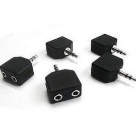 3.5MM Mini 1 to 2 Audio Adapter Splitter For Earphone Headset Converting Connector
