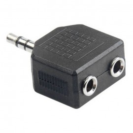 3.5MM Mini 1 to 2 Audio Adapter Splitter For Earphone Headset Converting Connector