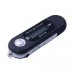M-LID Mini USB MP3 Player with FM Radio, LCD Screen, Supports 32GB TF Card, Portable Music Player with 3.5mm Jack, AAA Battery Powered Digital Audio Player