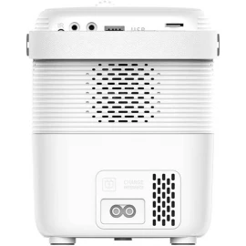 XBOSS A1 1080p Mini Portable Projector with 5g Dual-band WiFi and Bluetooth for Iphone And Android Full HD Supported Fully Automatic Focusing (White)