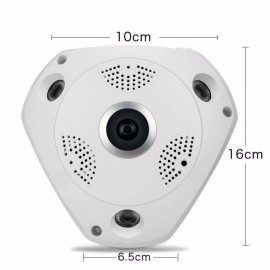 3D HD Eye 360 Camera VR360 Panoramic 5MP WiFi HD Night Vision Contol Wireless ip Camera with Motion Detection Security System