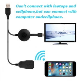 AnyCast Wireless Display Adapter for Tv iOS iPhone iPad/Mac/Android Smartphones/Windows - WIFI Portable Display Receiver 1080P HDMI