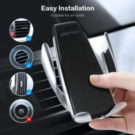 10W Wireless Automatic Phone Holder Car Fast Charger