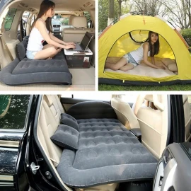 Inflatable Bed for Car Travel Camping Family Outing 1.8m + 2 Pillow