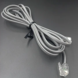 RJ11 Telephone Cable Male to Male Phone Line Cord for DSL ADSL Modem Answernig Machine Caller ID Fax Telephone