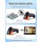 EVAWGIB 1D 2D Barcode Scanner Wired One-Dimensional and Two-Dimensional Code Scanning Gun for Windows Ios Android Ipad (Wired Orange Black)