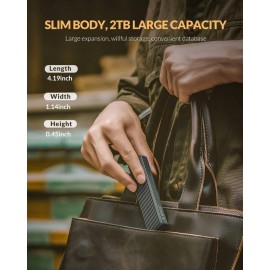 ORICO M.2 SSD Enclosure for Sata and NGFF and NVMe M.2 Storage Devices Aluminum USB 3.1 Gen 2 Type-C 10Gbps to M-Key & B+M Key