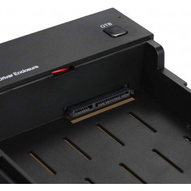 XBOSS HD+ USB 3.0 SATA HDD SSD External Enclosure – 5Gbps, 8TB Support, OTB, UASP