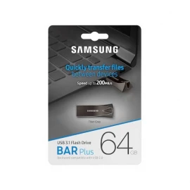 Samsung BAR Plus USB 3.1 Flash Drive 64GB (Titan Gray)