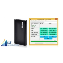 Netac 120GB SSD USB3.0 Mini External SSD Hard Drive Storage