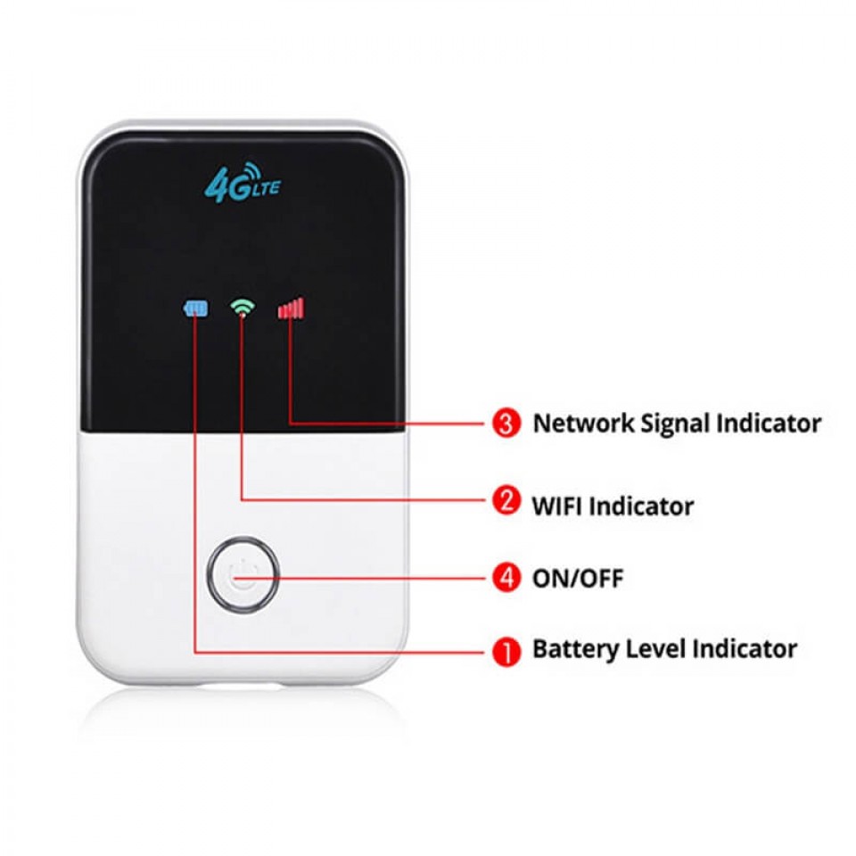 4G WiFi Router for All Sim 3G 4G Lte Wireless 150Mbps Car Mobile Wifi ...