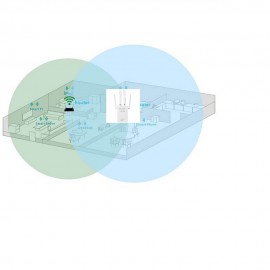 Pix-Link Wireless Wifi Extender With Ethernet Port 300Mbps Wifi Repeater Booster 2.4 Ghz Long Range Wi Fi Signal Booster