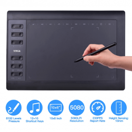 VINSA 10 Inch Professional Graphics Drawing Tablet..