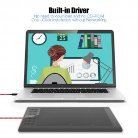 VINSA 10 Inch Professional Graphics Drawing Tablet Board For Pc And Phone + Free Stylus/Pen Holder/8pc Nibs/Pen Clip