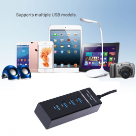 XBOSS C8 4 Port USB 3.0 Hub High Speed 5Gbps Transfer Speed Lightweight USB Cable Adapter for PS4/PS4 Slim/Ps4 Pro//XBOX ONE/XBOX360/Computer Laptop PC  XBOSS C8 4 Port USB 3.0 Hub High Speed 5Gbps Transfer Speed Lightweight USB Cable Adapter for PS4/PS4 Slim/Ps4 Pro//XBOX ONE/XBOX360/Computer Laptop PC