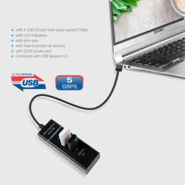 XBOSS C8 4 Port USB 3.0 Hub High Speed 5Gbps Transfer Speed Lightweight USB Cable Adapter for PS4/PS4 Slim/Ps4 Pro//XBOX ONE/XBOX360/Computer Laptop PC  XBOSS C8 4 Port USB 3.0 Hub High Speed 5Gbps Transfer Speed Lightweight USB Cable Adapter for PS4/PS4 Slim/Ps4 Pro//XBOX ONE/XBOX360/Computer Laptop PC