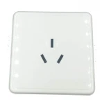 Surface Mounted 86 Type Wall Socket Panel 3-Pins Outlet Electric 16A Electrical Plugs Sockets 3 Holes