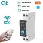 Smart WiFi Circuit Breaker with Metering – 1P 20A DIN Rail | TUYA App Controlled Wireless Home Automation Switch