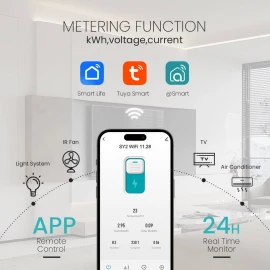 Tuya WiFi DIN Rail Smart Circuit Breaker (1-63A) with Energy Monitoring & Remote Control