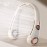CHIGO Portable Neck Fan, Hands Free Bladeless Fan 5 Speeds Adjustment USB Hanging Neck Fan, Headphone Design, Wearable Personal Fan, Rechargeable