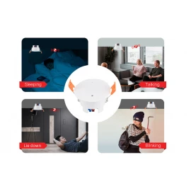 Zigbee 2.4GHz mmWave Presence Sensor | Motion & Light Detection | Tuya Smart Life & Home Assistant