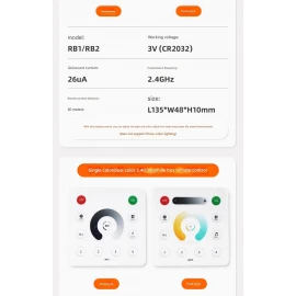 Mijia Smart Three-Color LED Light Strip - Adjustable Brightness & Colors