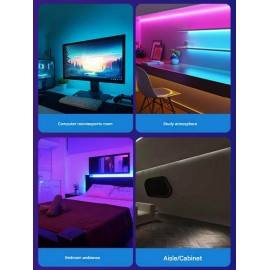 Tuya Smart RGBCW LED Strip Light – ZigBee, High Brightness, COB Technology, Music Sync & Voice Control