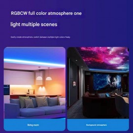 Tuya Smart RGBCW LED Strip Light – ZigBee, High Brightness, COB Technology, Music Sync & Voice Control