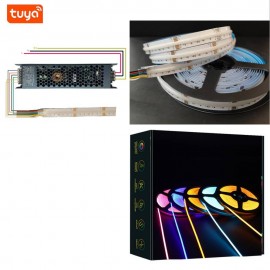 Tuya Smart RGBCW LED Strip Light – ZigBee, High Brightness, COB Technology, Music Sync & Voice Control