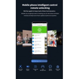 NeweKey Tuya App Face Recognition Home Door Smart Lock with HD Video Intercom