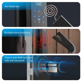 NeweKey Tuya App Face Recognition Home Door Smart Lock with HD Video Intercom