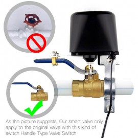 Tuya Smart WiFi Water Valve Shut Off Smart Gas Valve for Home Safety