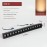 30W Black LED Recessed Grid Spotlight – Anti-Glare Linear Light for Living Room & Corridor