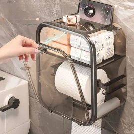 Toilet Paper Box Wall-Mounted High-Value Waterproof