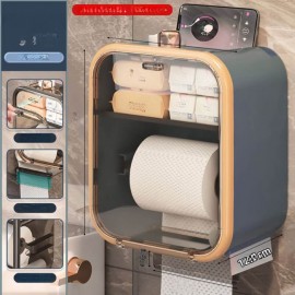 Toilet Paper Box Wall-Mounted High-Value Waterproof
