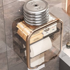 Toilet Paper Box Wall-Mounted High-Value Waterproof
