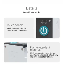 Smart WiFi Circuit Breaker with Metering – 1P 25A DIN Rail | TUYA App Controlled Wireless Home Automation Switch
