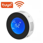 Tuya Wifi Smart Natural Gas Alarm For Home with Temperature Function Combustible Gas Leak Detector Lcd Display Smart Life App
