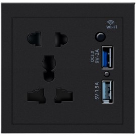 Tuya Smart Life Wifi Socket Wall Outlet With Usb Fast Charging