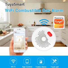 Tuya Wifi Natural Gas Sensor Gas Leak Detector Alarm for Home Wireless Fire Alarm Sensors
