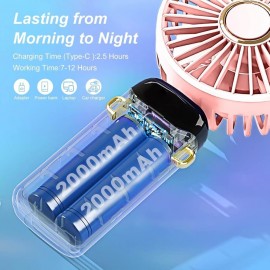 XBOSS N15Portable Mini Handheld Fan Personal 4000mah Rechargeable Pink XBOSS N15Portable Mini Handheld Fan Personal 4000mah Rechargeable Pink