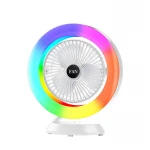 XBOSS S27 RGB Desktop Rotatable USB Fan with 3 Speeds